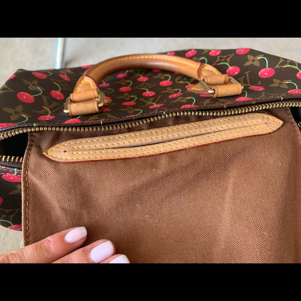 LOUIS VUITTON 🍒 Speedy 25 Monogram Cerises Cherry 🍒 - Picture 8 of 17